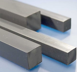 Barre en PVC rigide gris